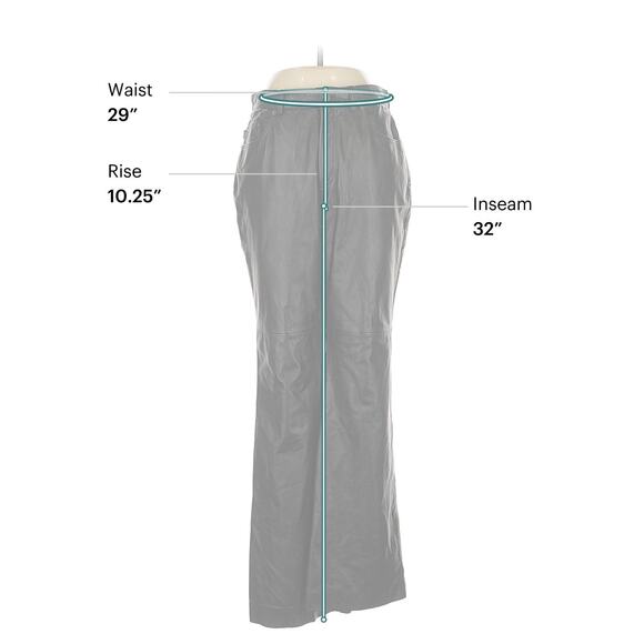 VTG Ralph Lauren Black Wide Leg Pants 8 - Picture 3 of 4